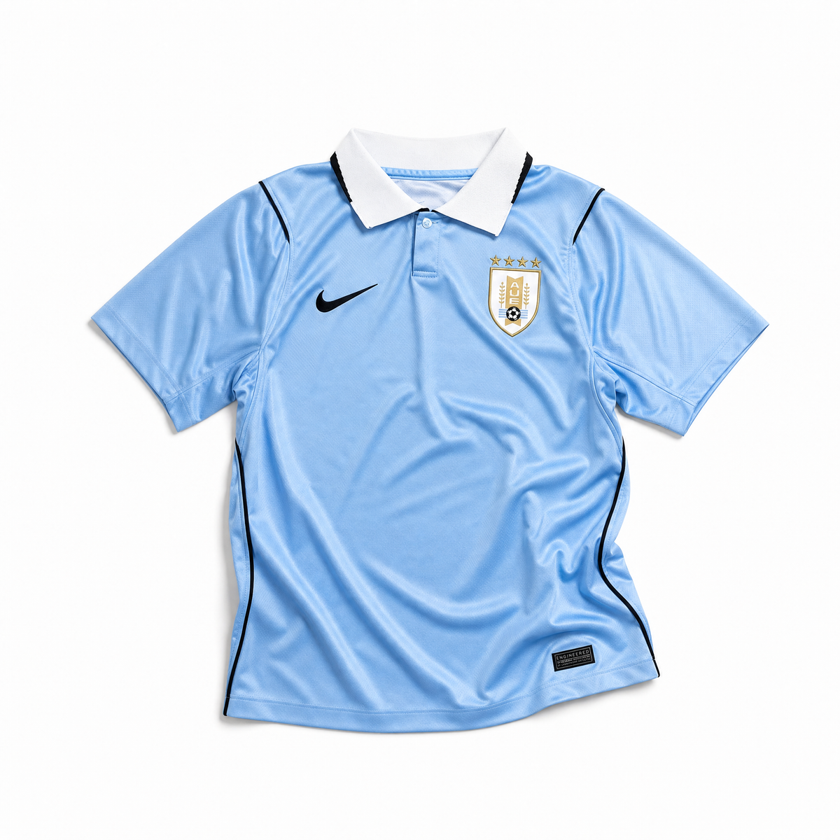 Uruguay Maglia Home 2026 World Cup celeste vista frontale design classico
