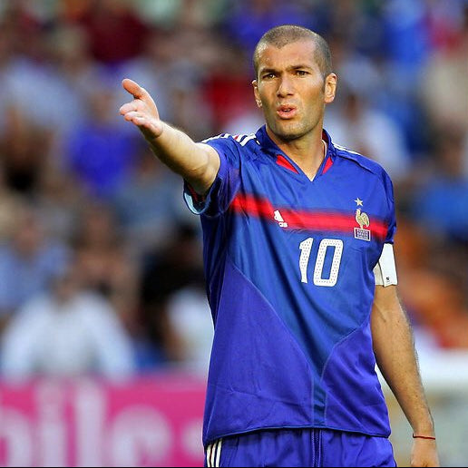 Zidane Trøje Frankrig Hjemme 2004
