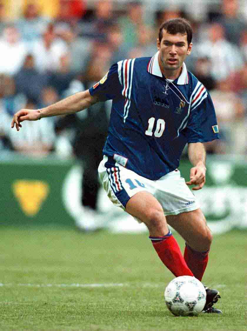 Zidane Trøje Frankrig Hjemme 1996