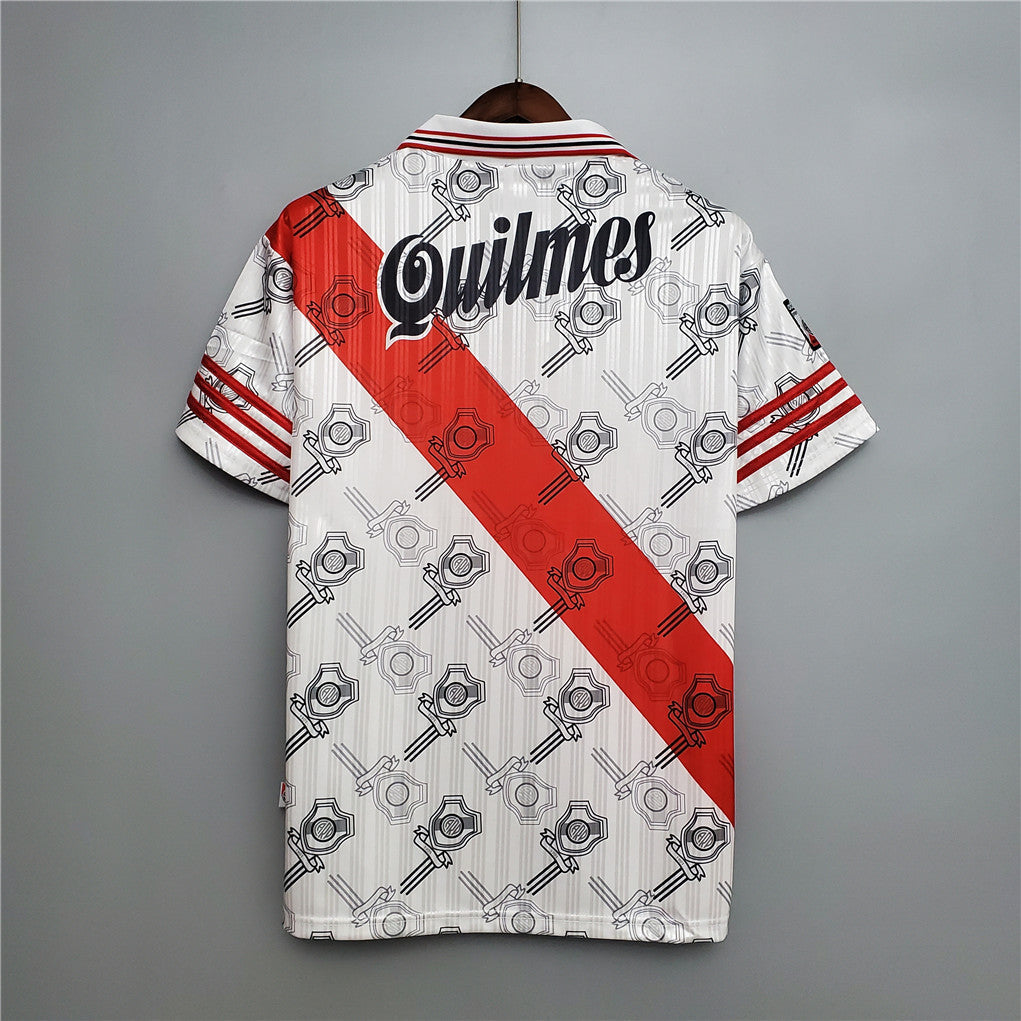 Maillot domicile blanc de River Plate 1995/96