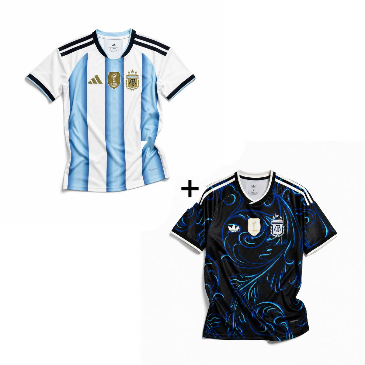 Argentina Trøje Hjemme 2026 World Cup + Argentina Trøje Ude 2026 World Cup