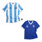 Maglia Maradona Argentina Home 1986 Vittoria Mondiali + Maglia Maradona Argentina Home 1986