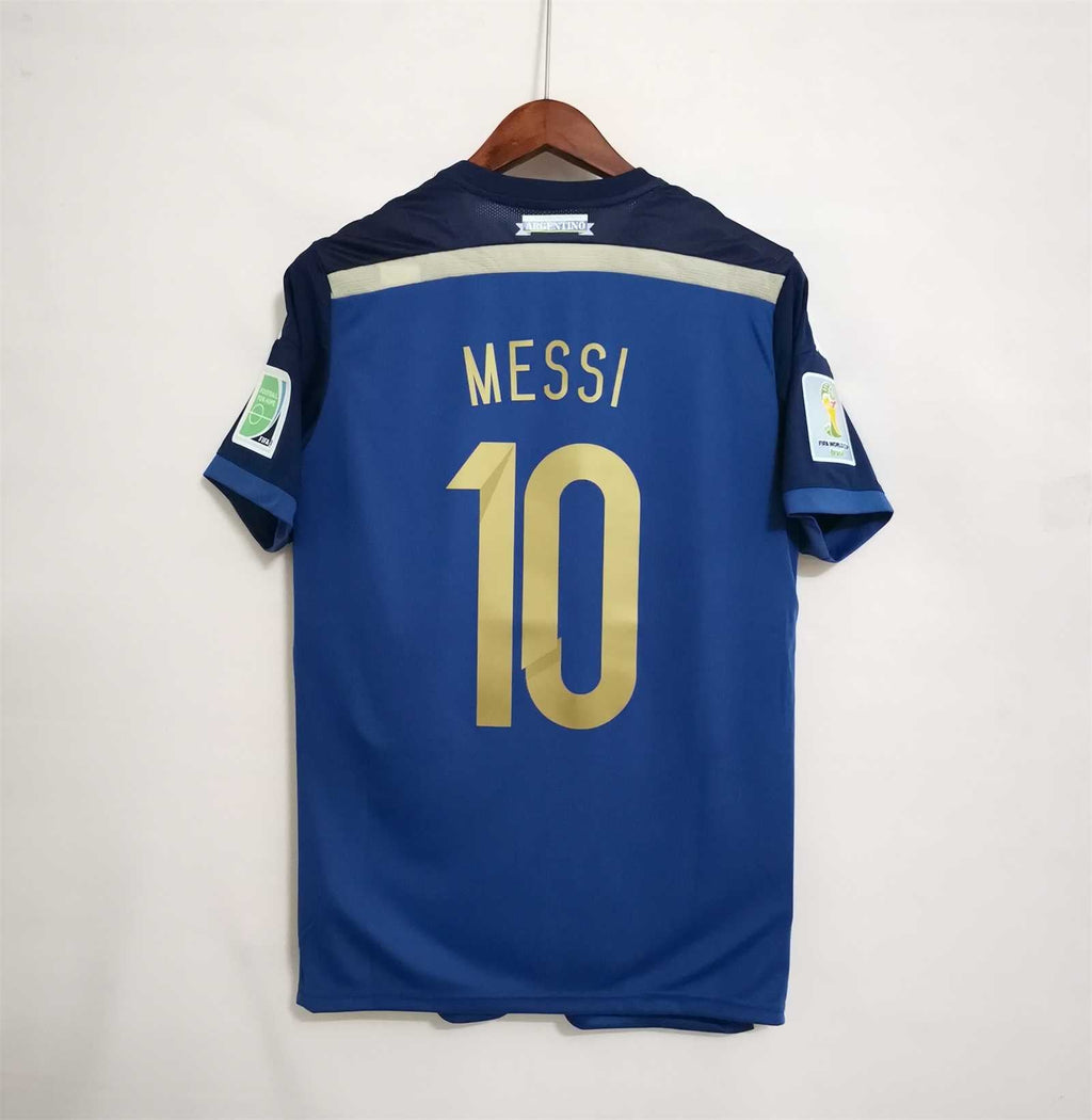 Argentina Maglia Away World Cup Final 2014 - Retro Soccer Kit