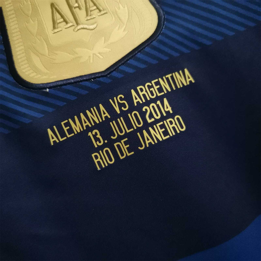 Argentina Maglia Away World Cup Final 2014 - Retro Soccer Kit