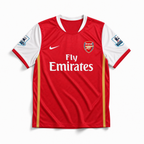 Maillot domicile rouge d’Arsenal 2006/07