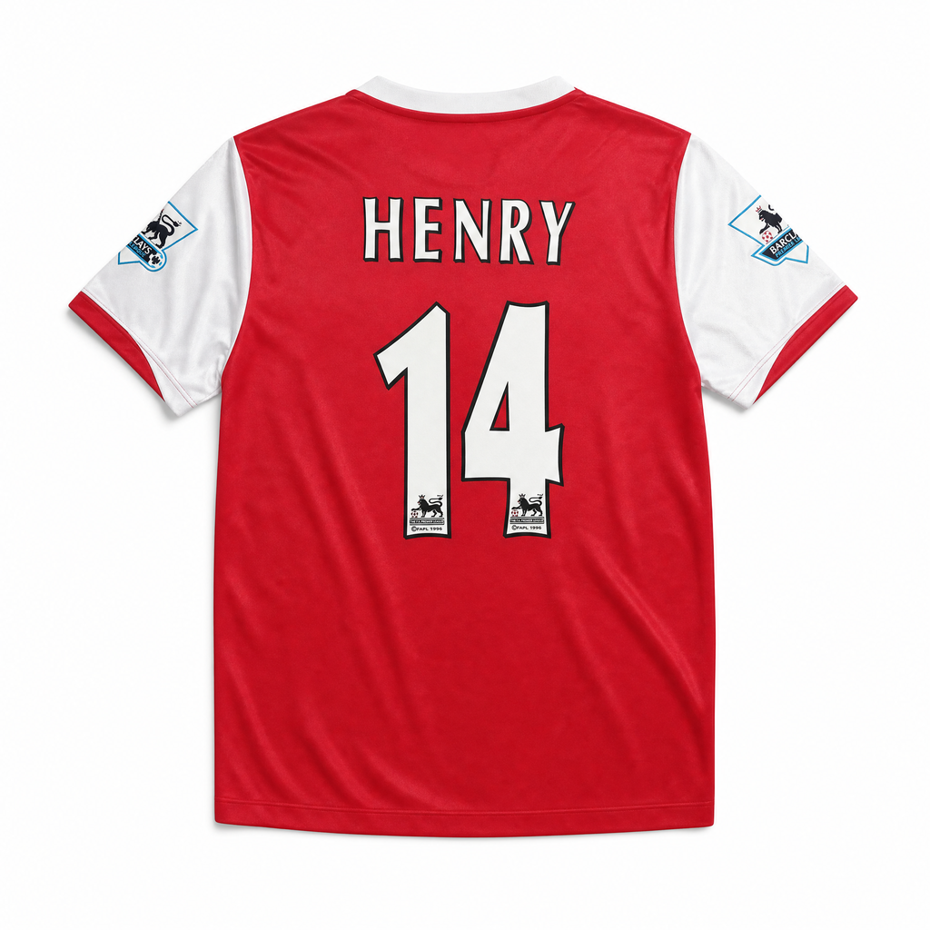 Maillot domicile rouge d’Arsenal 2006/07