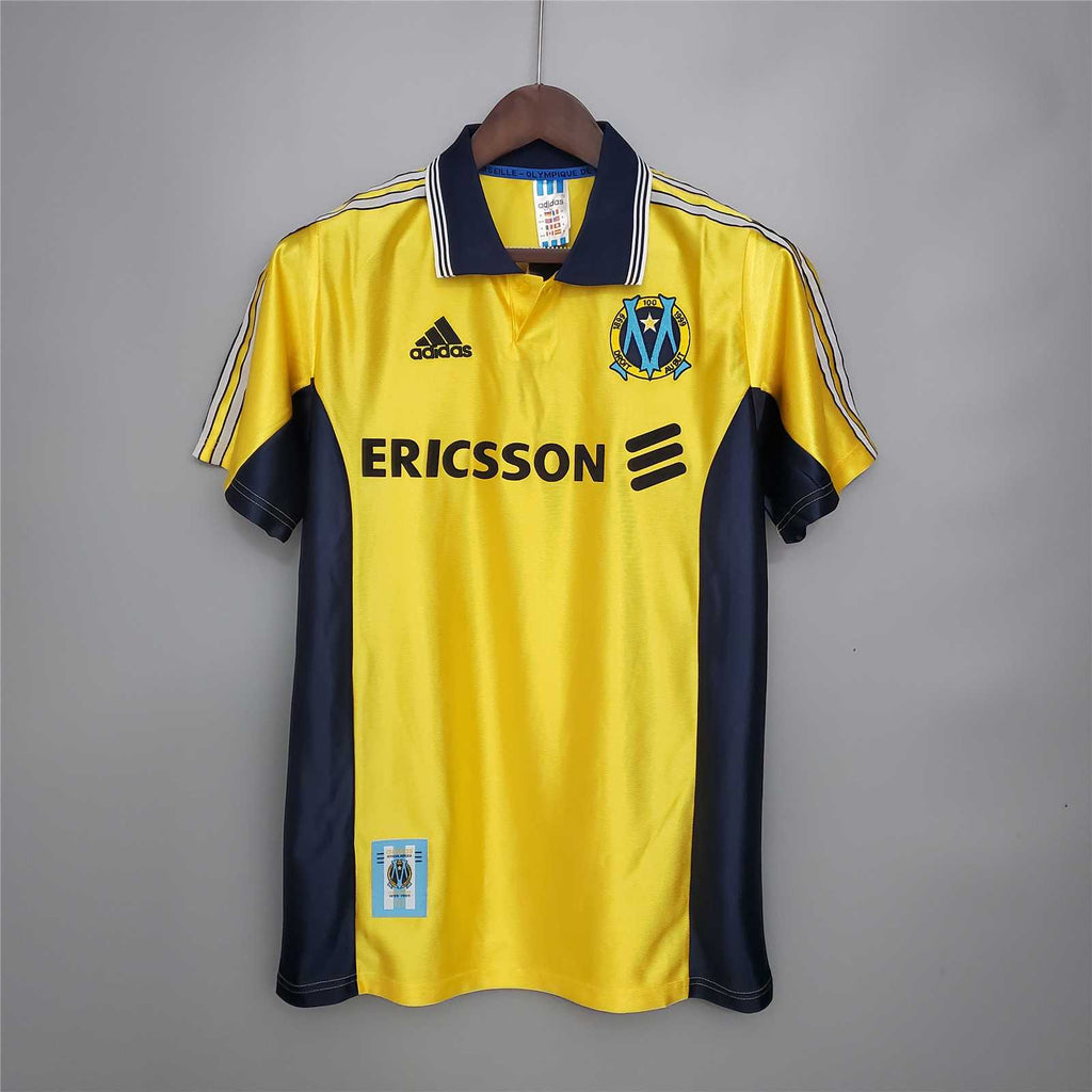 Marseille Trøje Ude Gul 1998/99