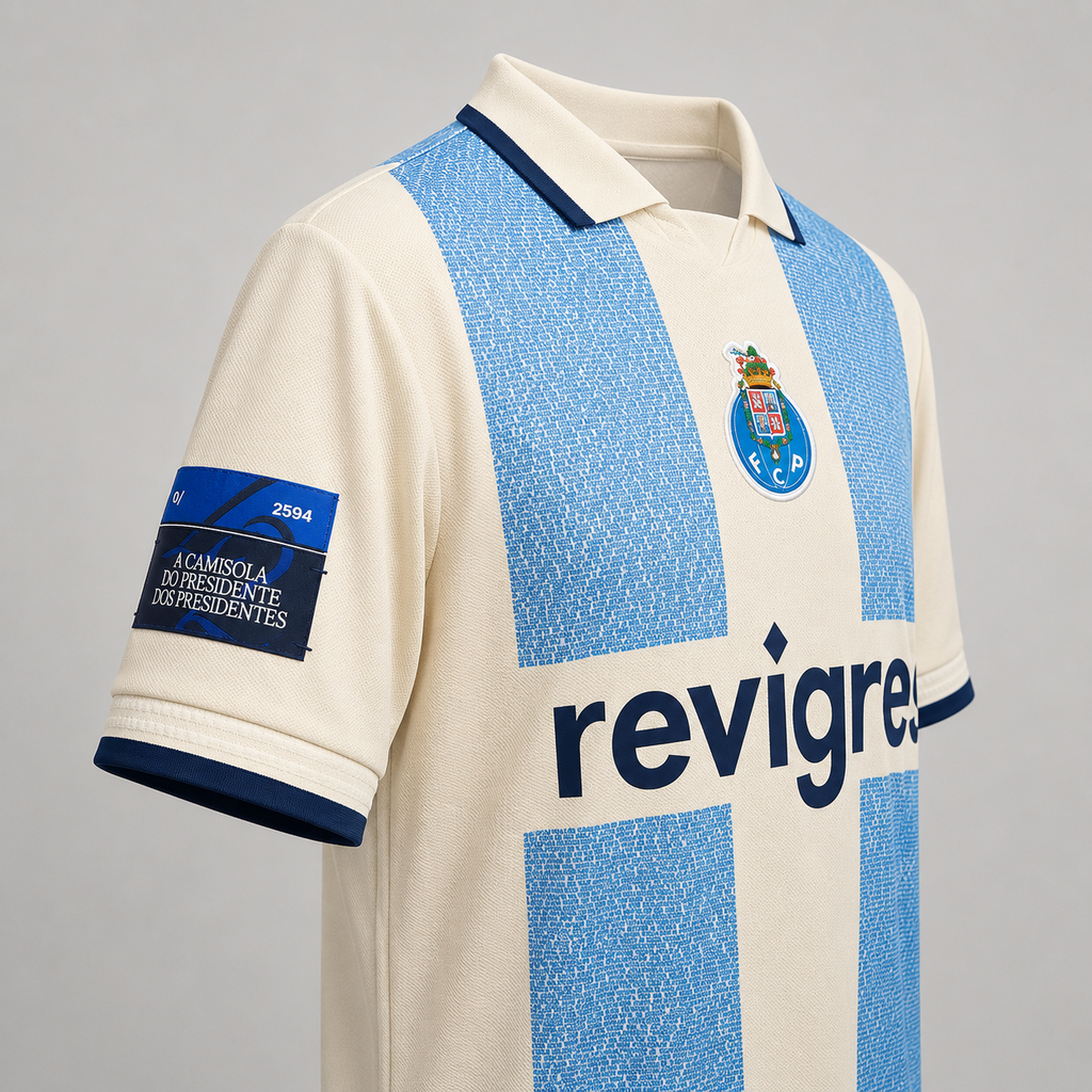 Football shirt Porto 2025/26 design rétro premium