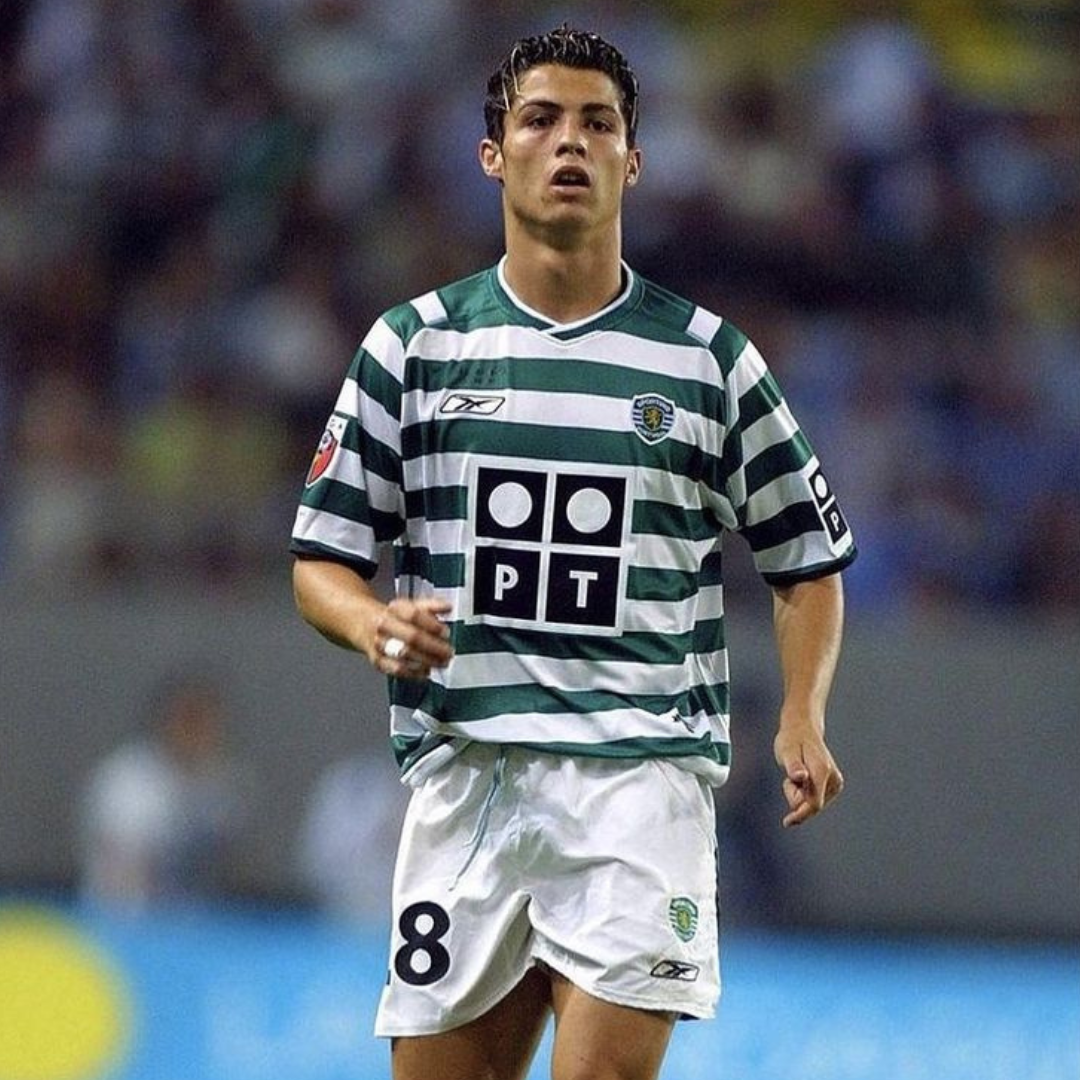Maillot domicile du Sporting Lisbonne 2003/04
