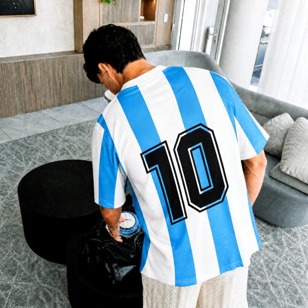 Maradona Argentina Home Jersey 1986 World Cup Victory