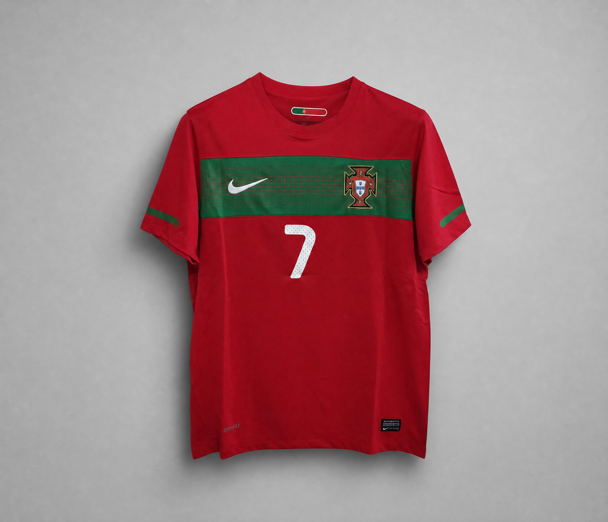 Cristiano Ronaldo CR7 Portugal Home Jersey 2010