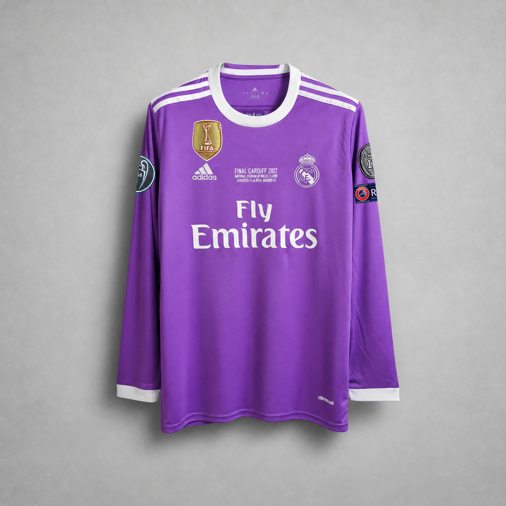 Cristiano Ronaldo CR7 Real Madrid Away Long Jersey 2017