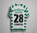 Maillot domicile du Sporting Lisbonne 2003/04