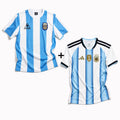 Maillot Maradona Argentine Domicile 1986 Victoire en Coupe du monde + Maillot Messi Argentine Domicile 2026