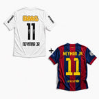 Neymar Santos Home Jersey 2012/13 + Neymar Barcelona Home Jersey UCL Final 2014/15