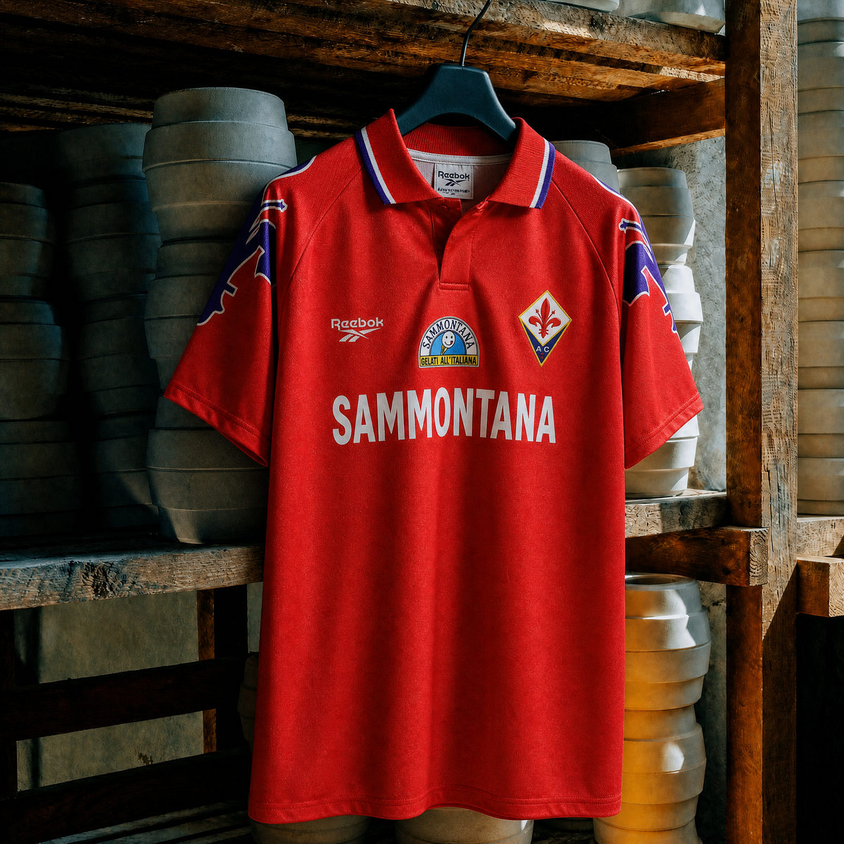 Troisième maillot extérieur de la Fiorentina 1995/96