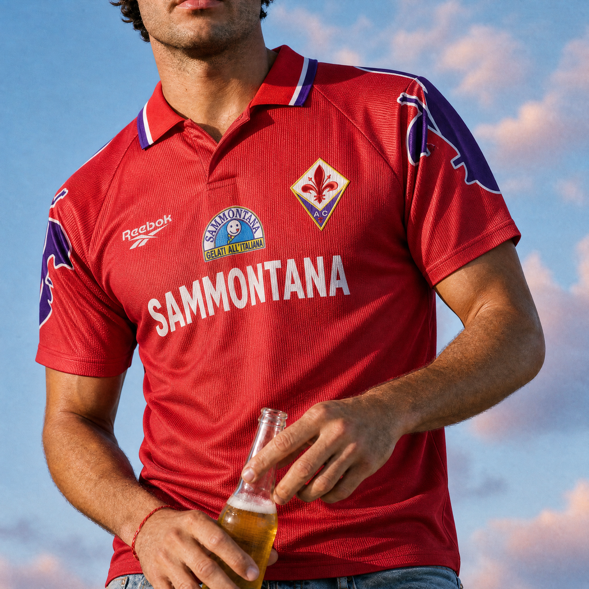 Trøje Batistuta Fiorentina Tredjetrøje 1995/96