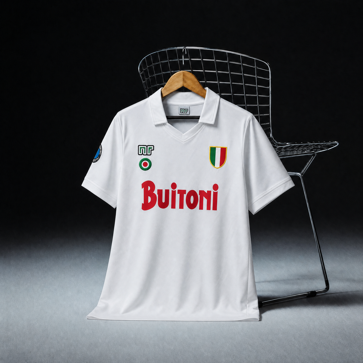 Maillot extérieur blanc de Naples 1987/88
