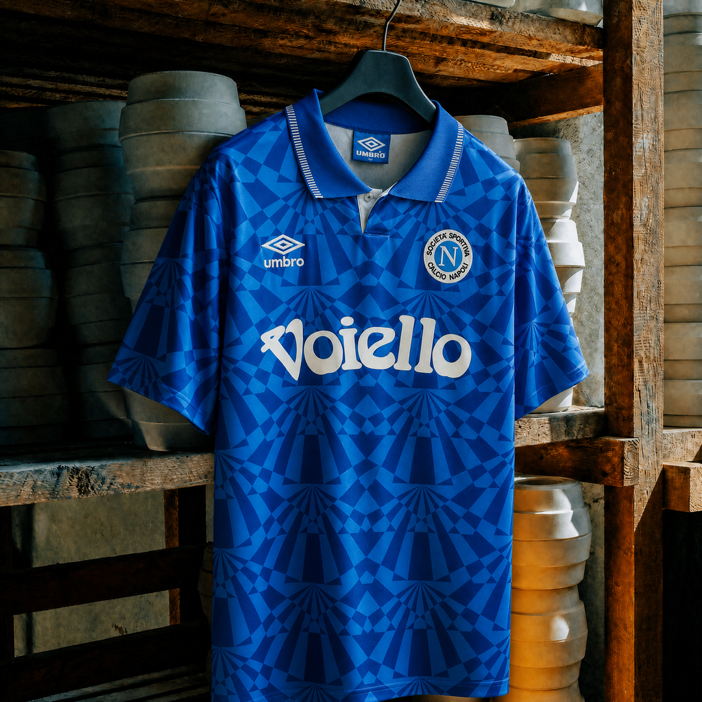 Maillot domicile de Naples 1991/92