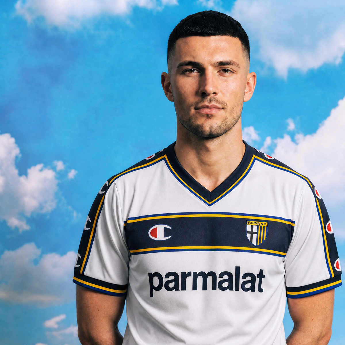 Maillot extérieur de Parme 2002/03