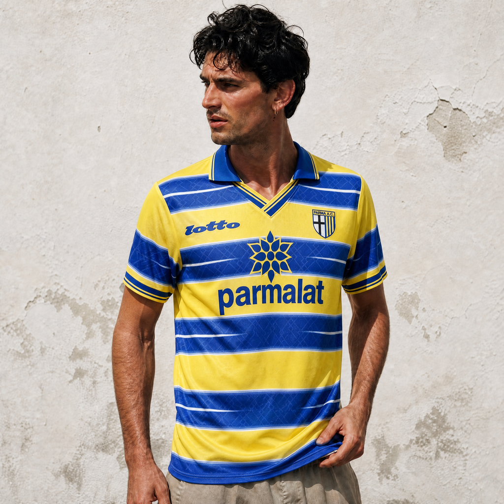 Parma Trøje Hjemme 1998/99 UEFA Cup-vinder