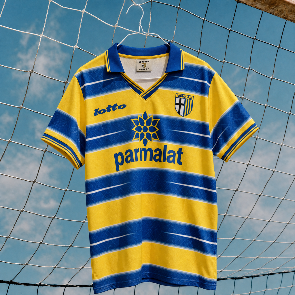 Parma Trøje Hjemme 1998/99 UEFA Cup-vinder