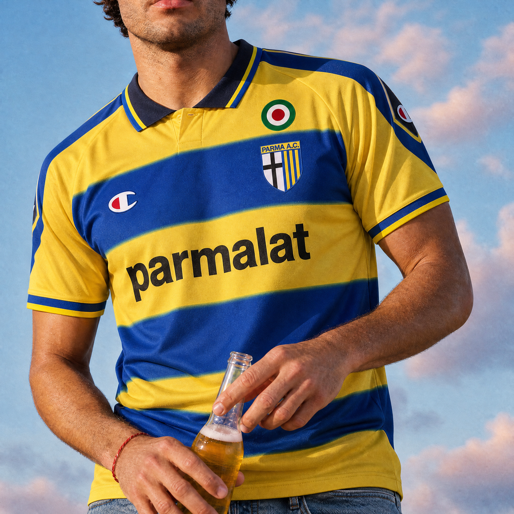 Maillot domicile de Parme 1999/00