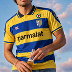 Maillot domicile de Parme 1999/00