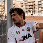 Roma Camiseta Visitante Blanca 2001/02