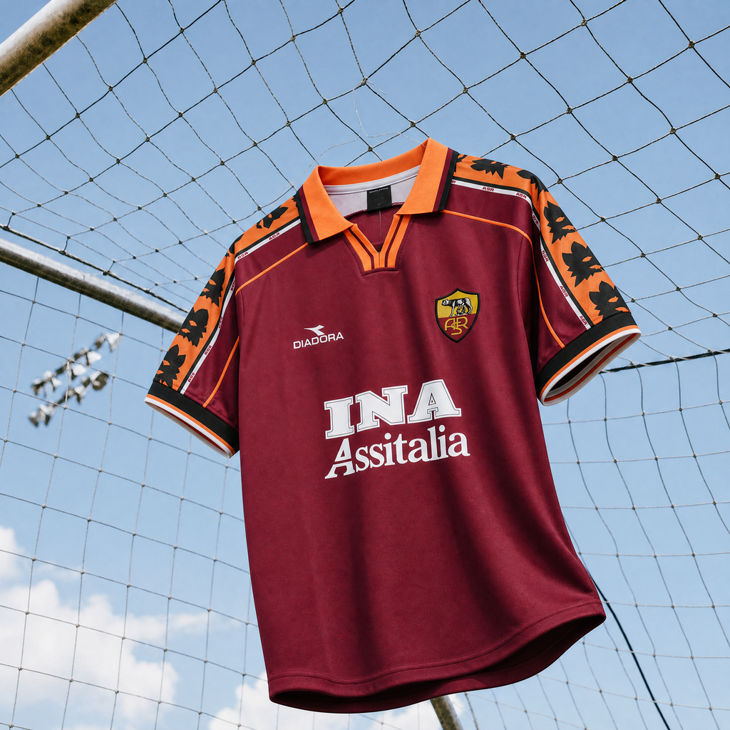 Roma Trøje Hjemme 1998/99