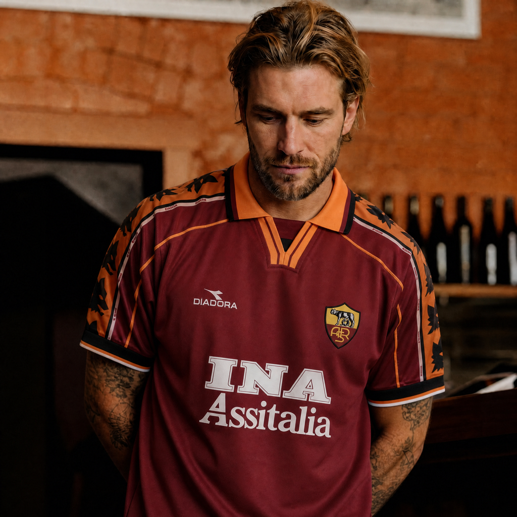 Roma Trøje Hjemme 1998/99