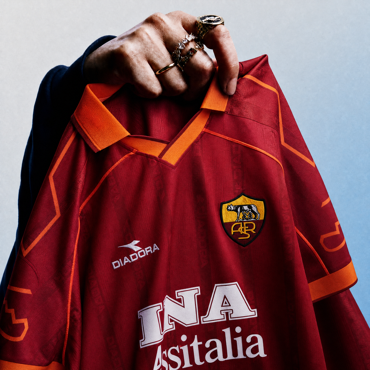 Roma Trøje Hjemme 1999/00