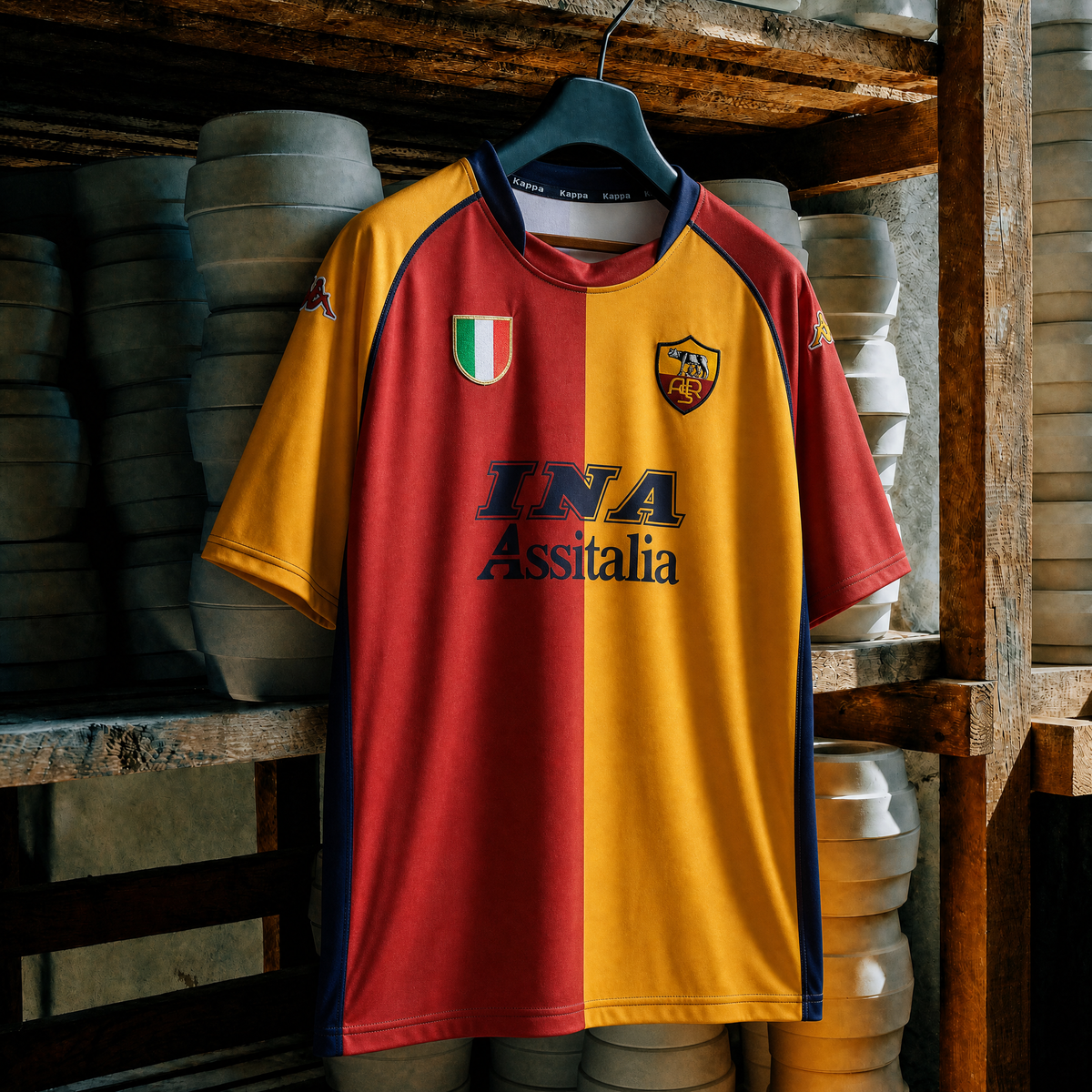 Roma Trøje Hjemme 2001/02