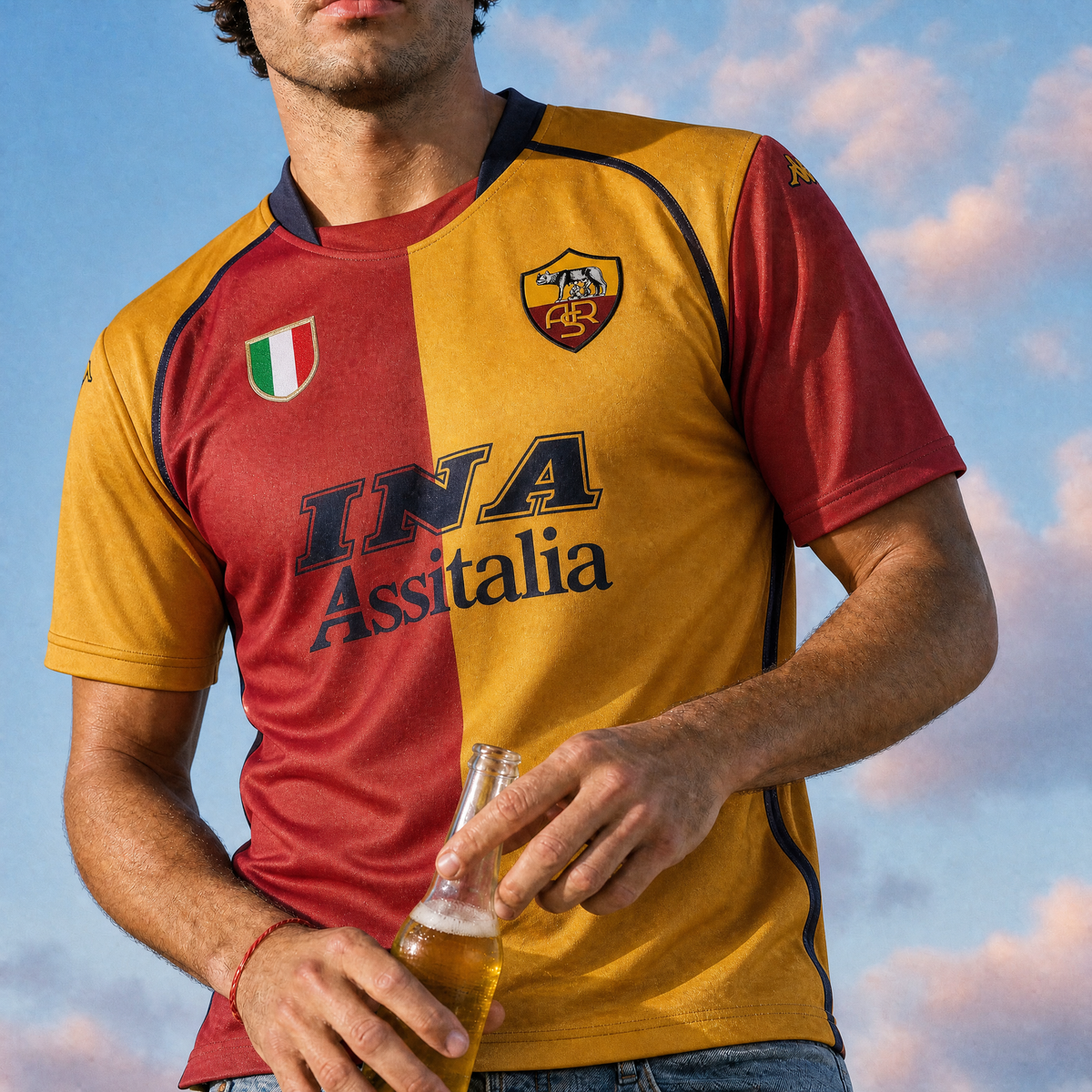 Trøje Batistuta Roma hjemme 2001/02