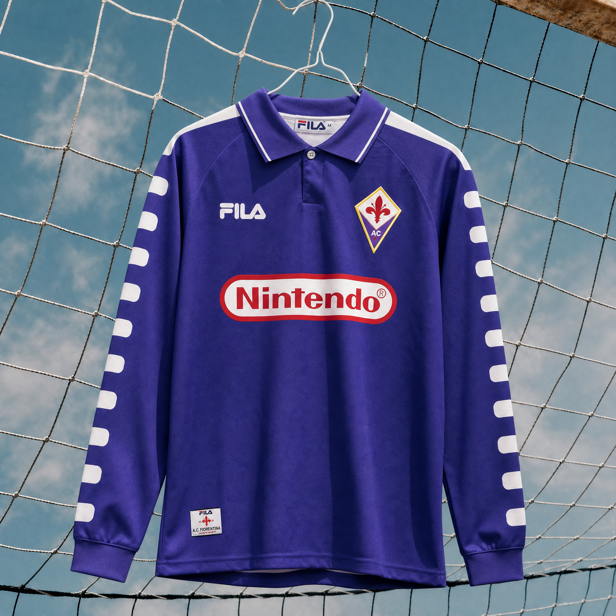 Maillot domicile long de la Fiorentina 1998/99