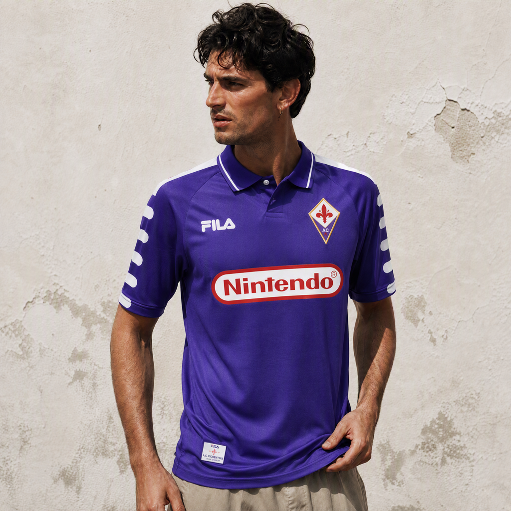 Maillot Batistuta Fiorentina Domicile Manches longues 1998/99