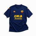 Maglia Roma Third 2000/01 blu Kappa con sponsor INA Assitalia
