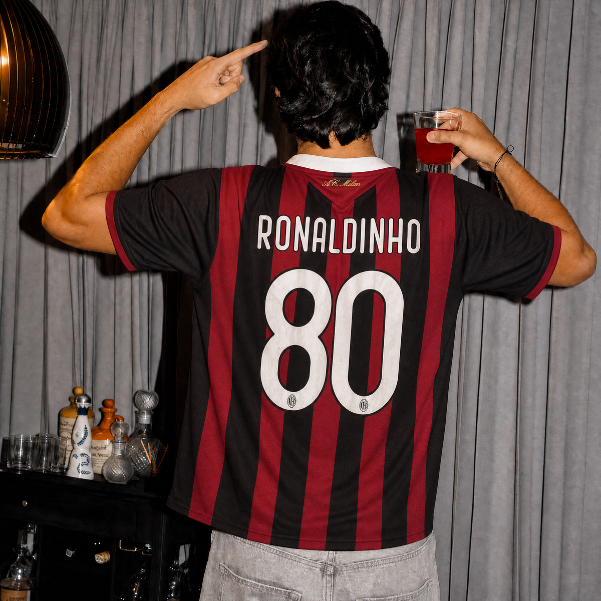 Ronaldinho Milan Home Jersey 2009/10