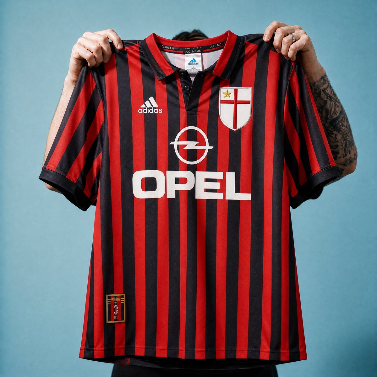 Milan Trøje Hjemme 1999/00 - 100-årsjubilæum