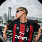Maillot domicile de Milan 2001/02