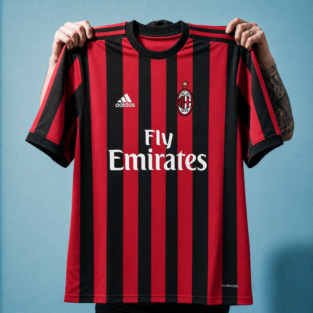 Milan Trøje Hjemme 2017/18