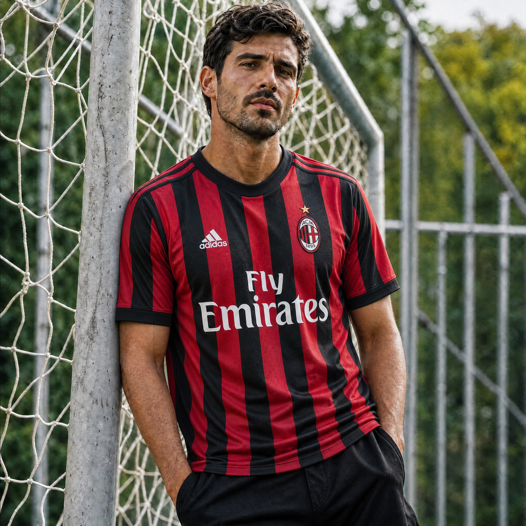 Milan Trøje Hjemme 2017/18