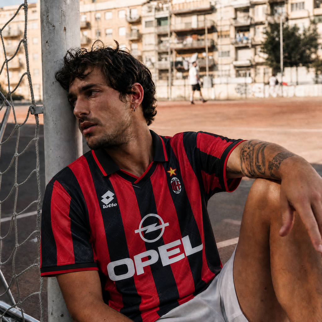 Maillot domicile de Milan 1995/96