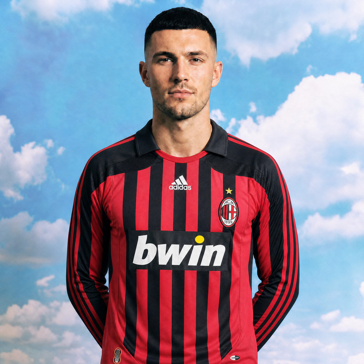 Milan Trøje Hjemme Lang 2007/08