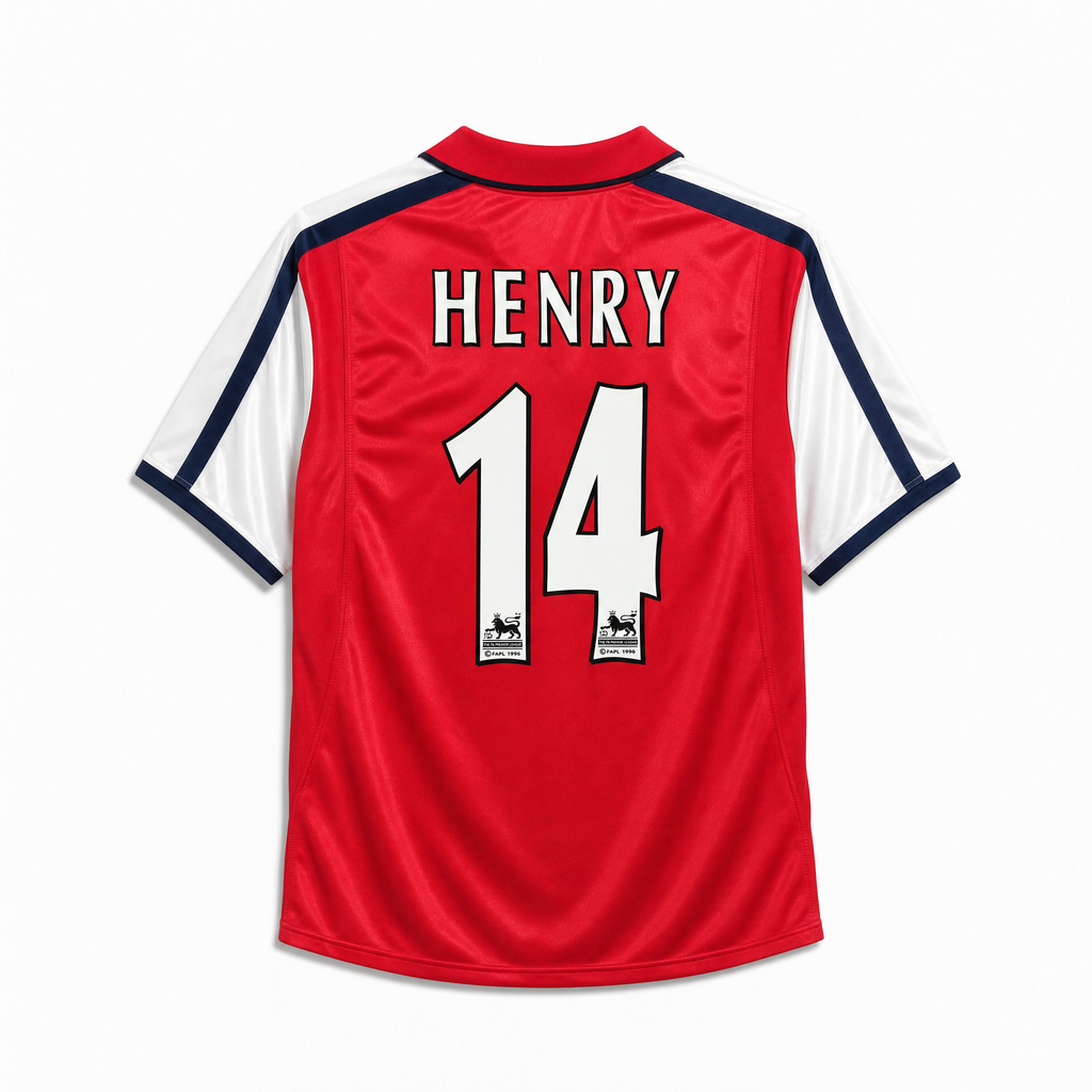 Camiseta de Henry del Arsenal local 2000/01