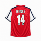 Camiseta de Henry del Arsenal local 2000/01