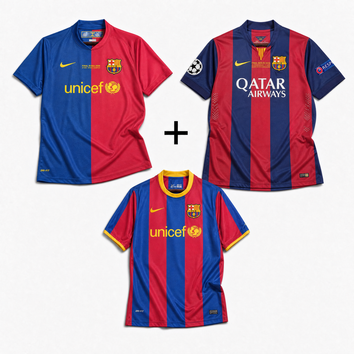 Barcelona 2009 + Barcelona 2011 + Barcelona 2015