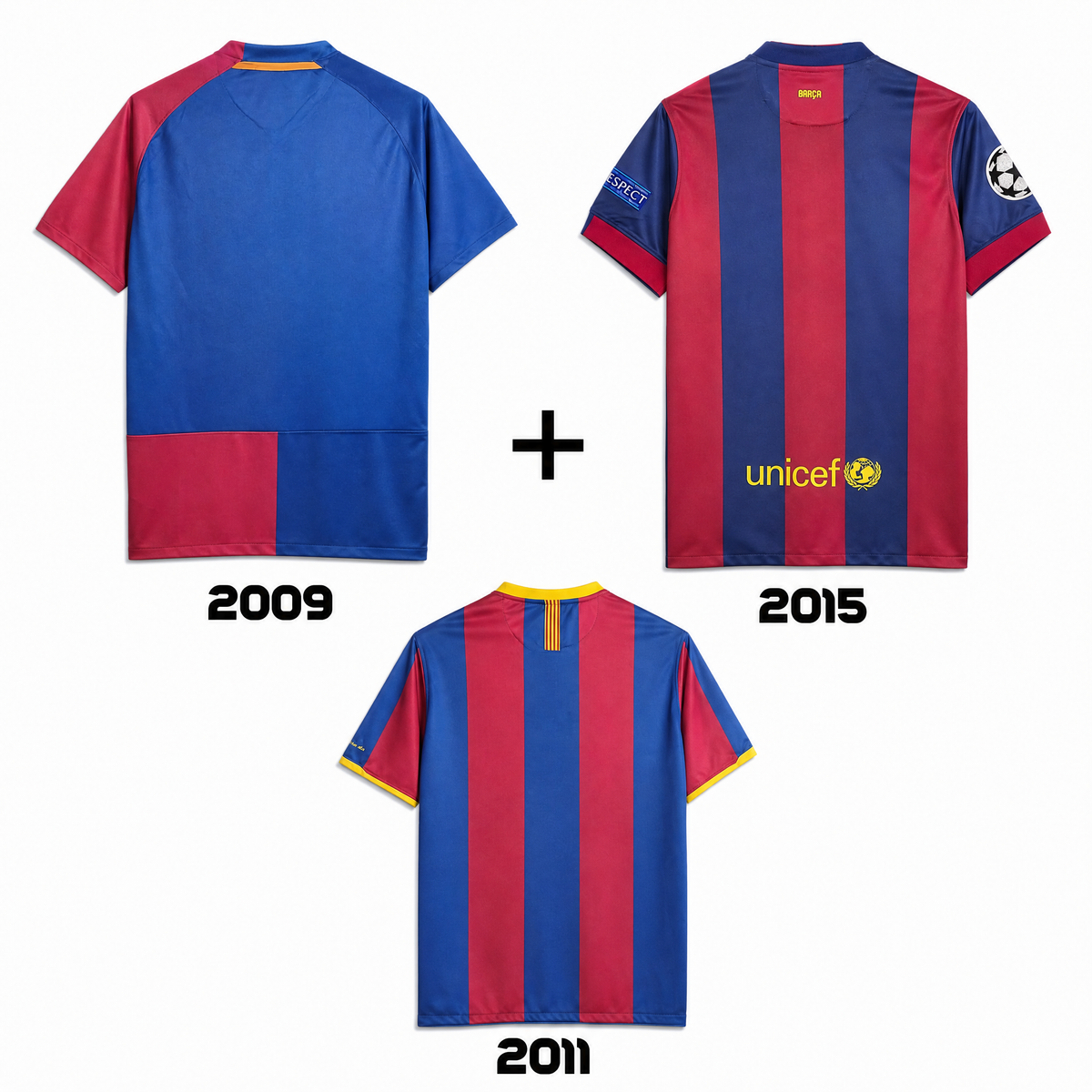 Barcelona 2009 + Barcelona 2011 + Barcelona 2015