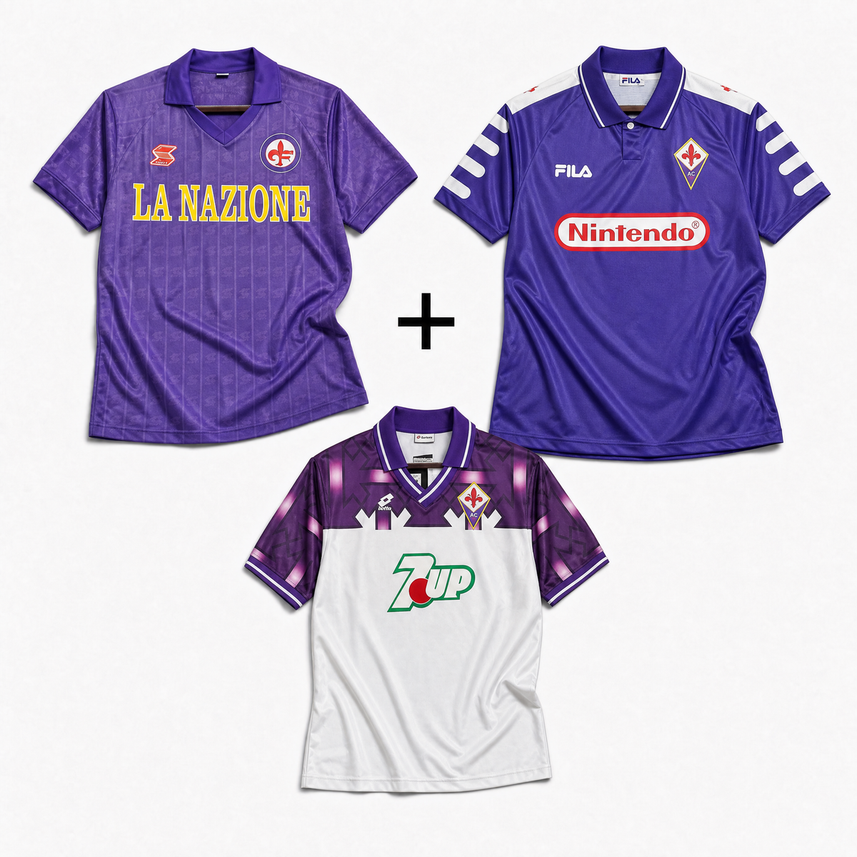 Fiorentina 1990 + Fiorentina 1993 + Fiorentina 1999