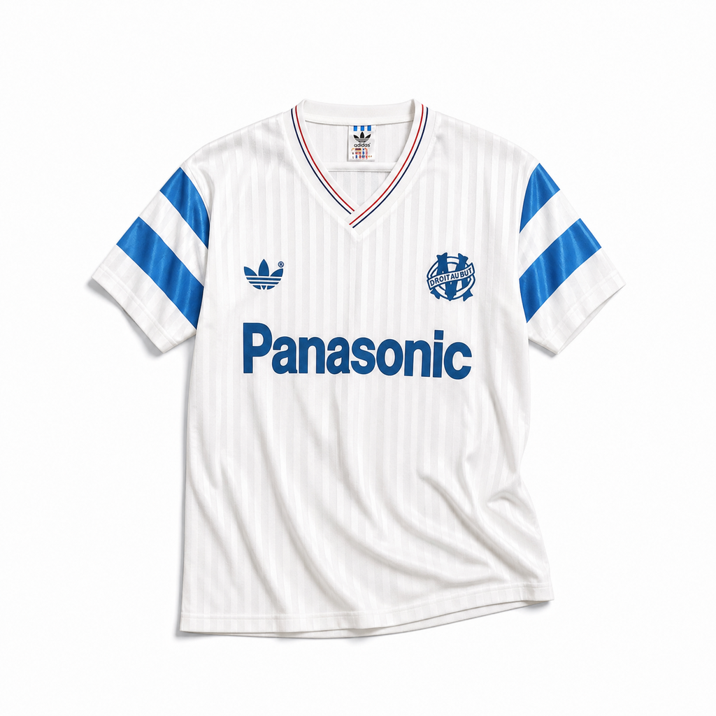 Maillot Cantona Olympique de Marseille domicile 1990/91